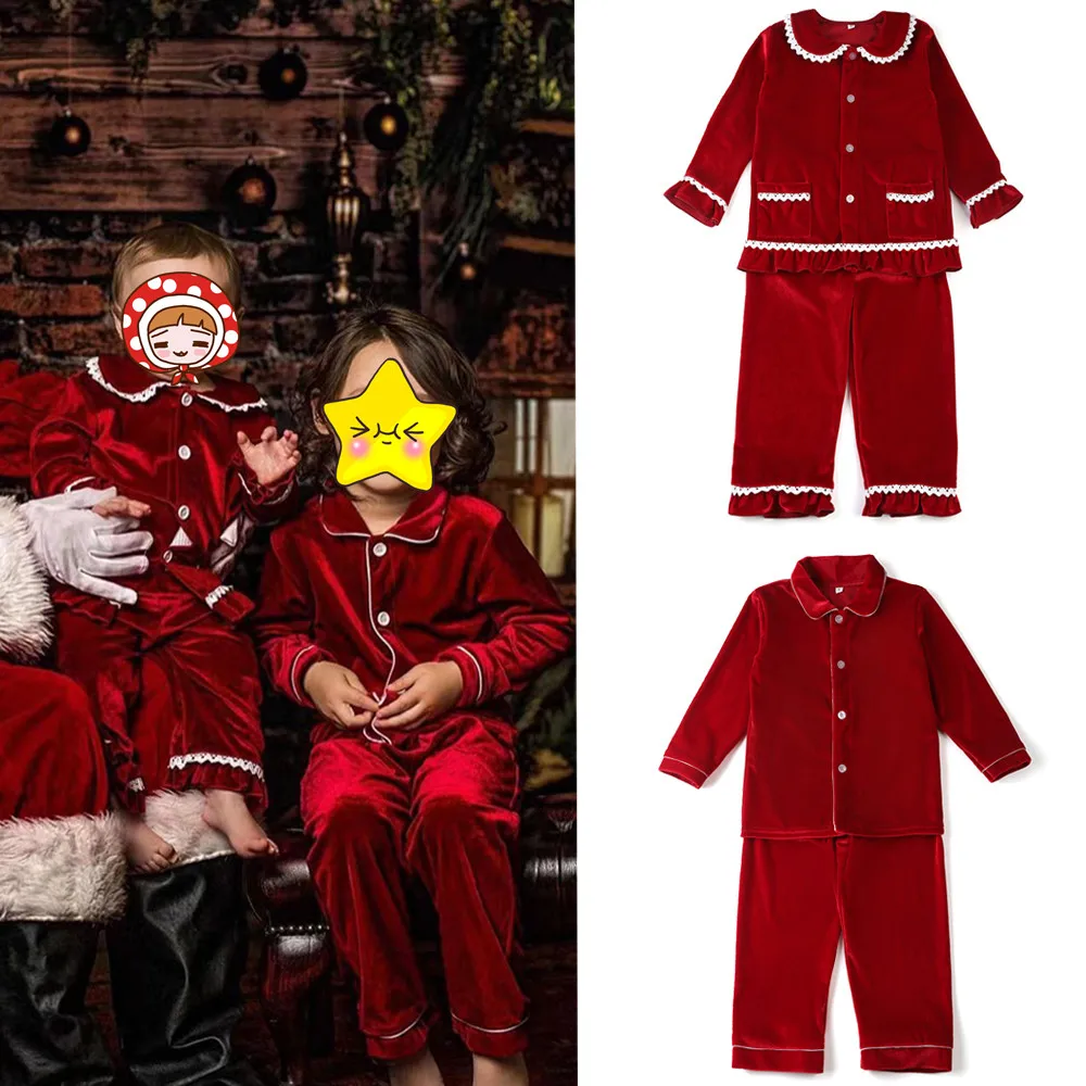 Baby Clothing Dividers - Ruffkids Velvet Baby Clothes Kids Pajamas
