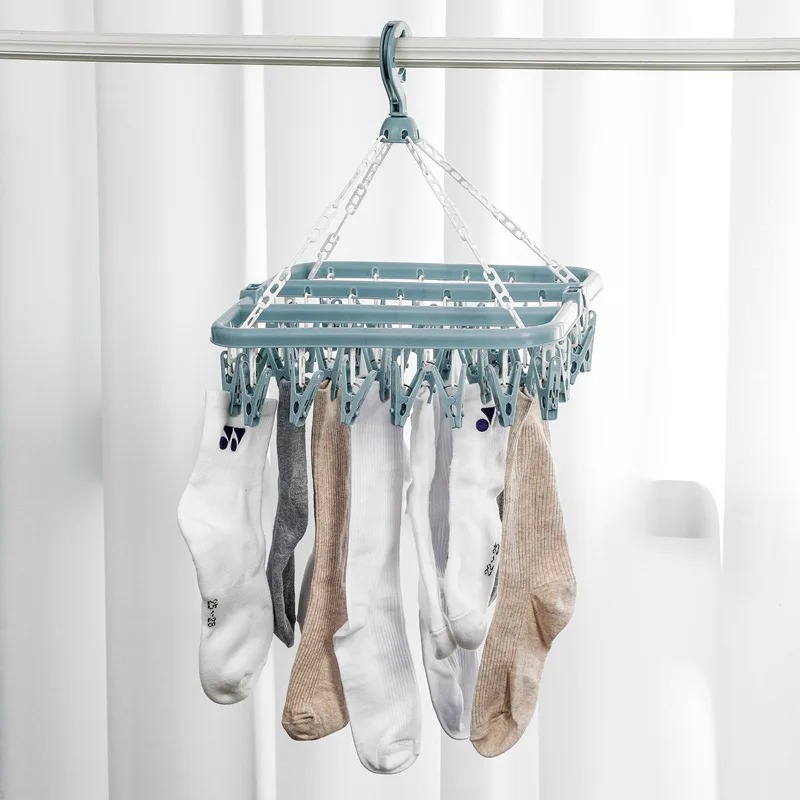 Clothes Drying Hanger with 32  - огляд і ціна Baby Clothing Hanging Rack