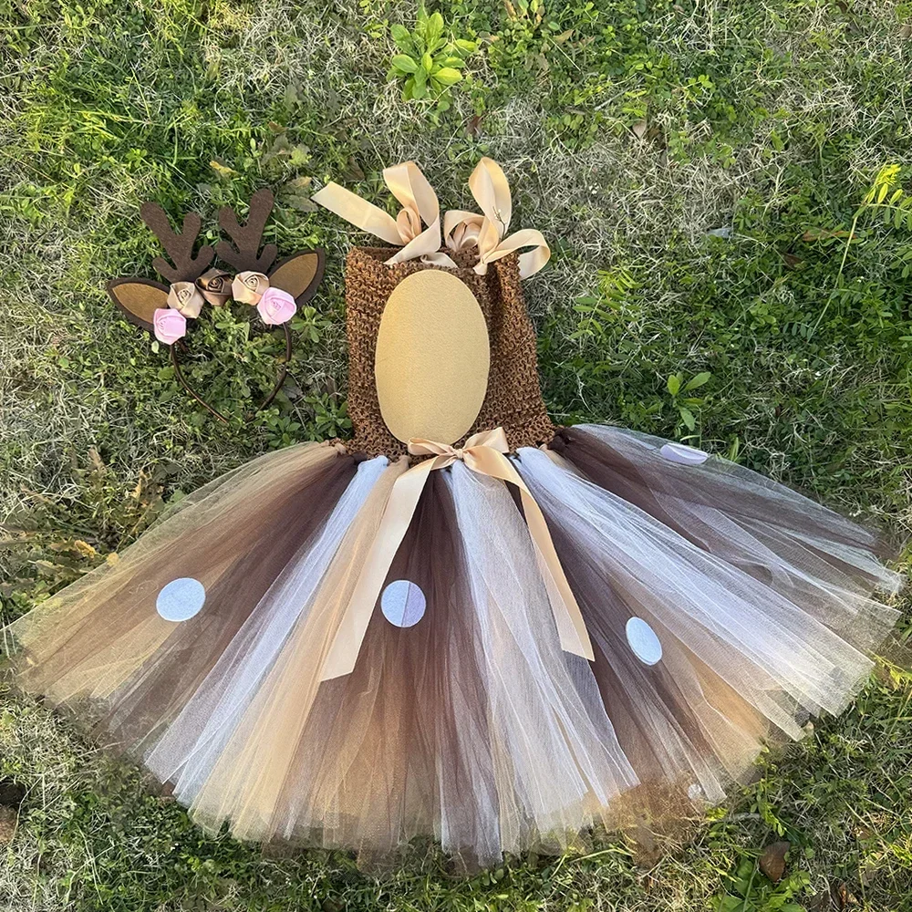 Deer Tutu Dress Girl Christmas - огляд і ціна Baby Clothing Usa