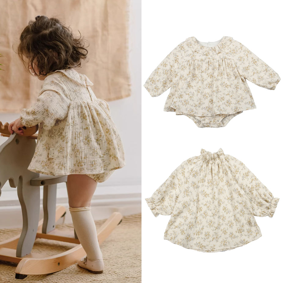 Floral Baby Girl Dresses Sprin - огляд і ціна Baby Clothing Organic