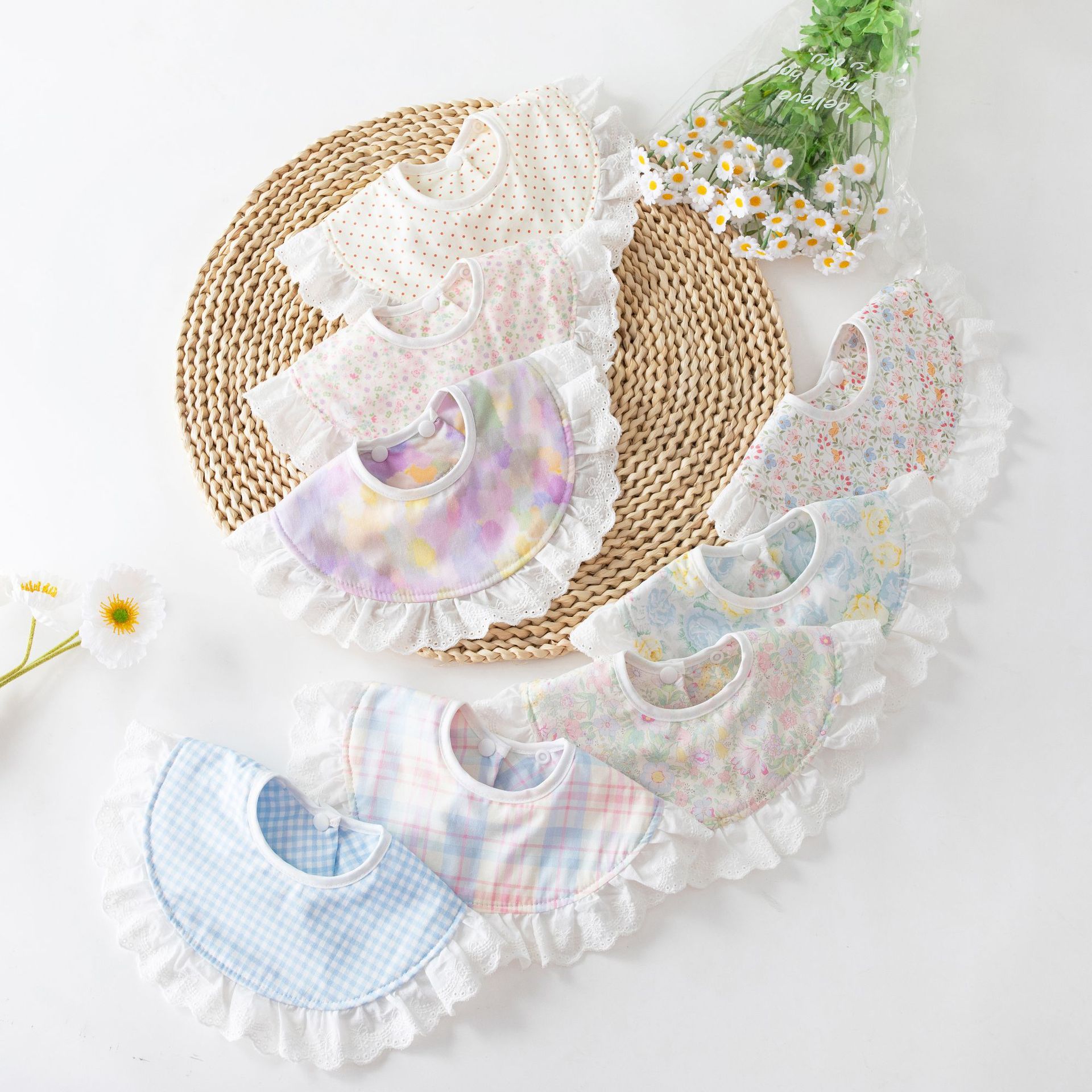 New Cotton Linen Towel Baby Bi - огляд і ціна Baby Clothing Dividers